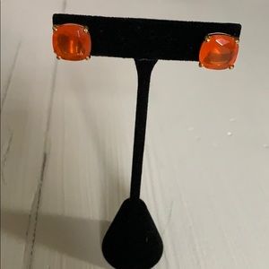 Kate Spade earrings, orange